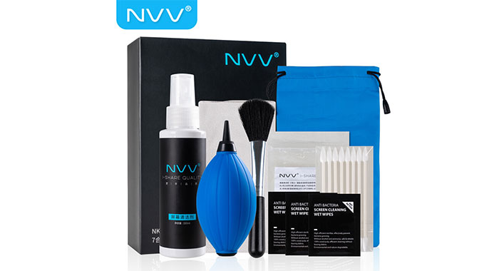 NVV 电脑清洁套装 屏幕清洁剂 笔记本键盘单反相机手机平板电视清洁液（7合1套装）NK-7