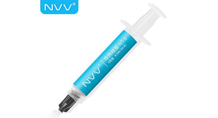 NVV NT-8导热硅脂 显卡cpu散热硅脂硅胶导热膏（导热系数8.5W/4g装）