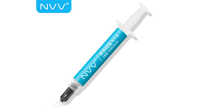 NVV NT-8导热硅脂 显卡cpu散热硅脂硅胶导热膏（导热系数8.5W/2g装）