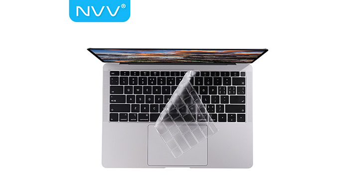NVV 苹果笔记本MacBook Air键盘膜 2018款13.3英寸(A1932)全透明超薄TPU保护贴KA-5