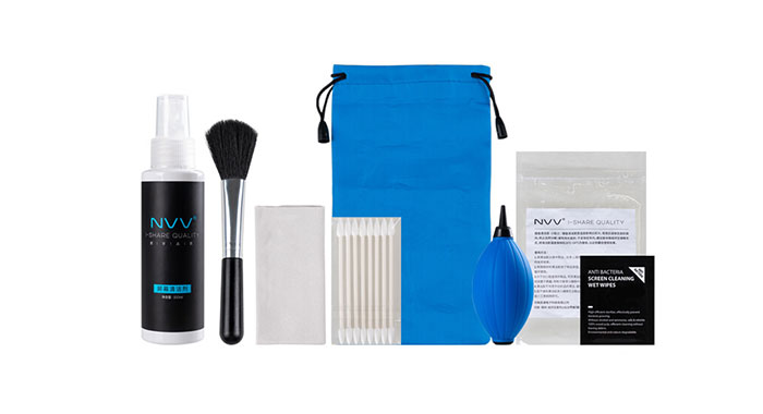 NVV 电脑清洁套装 屏幕清洁剂 笔记本键盘单反相机手机平板电视清洁液（7合1套装）NK-7