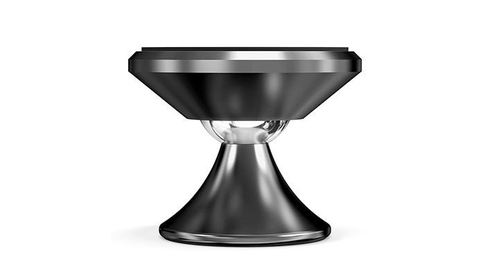 NVV车载手机支架 SC-Z2汽车中控台磁吸式导航支架 苹果华为小米手机夹 黑色