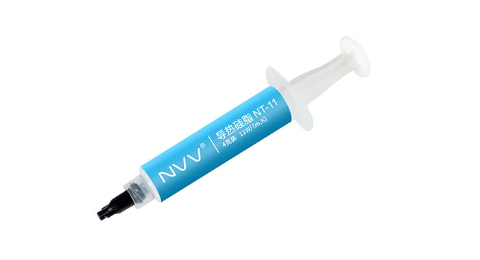 NVV NT-11导热硅脂 显卡cpu散热硅脂硅胶导热膏（导热系数11W/4g装）