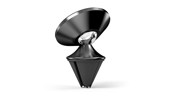 NVV车载手机支架 SC-C1汽车出风口磁吸式导航支架 苹果华为小米手机夹 黑色