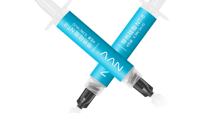 NVV NT-8导热硅脂 显卡cpu散热硅脂硅胶导热膏（导热系数8.5W/4g装）