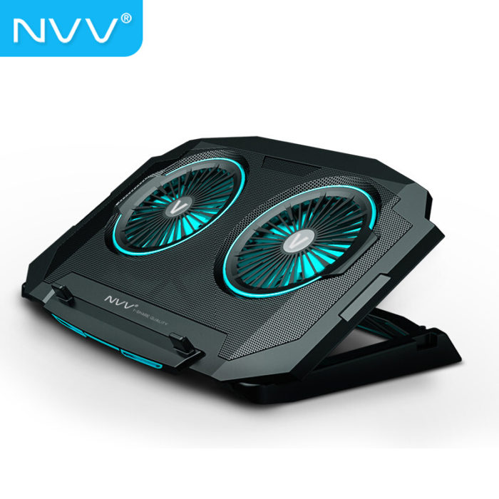 NVV NF-3 笔记本散热器电脑散热架笔记本支架多档调节静音游戏本增高底座通用Y7000P 15.6/17.3英寸