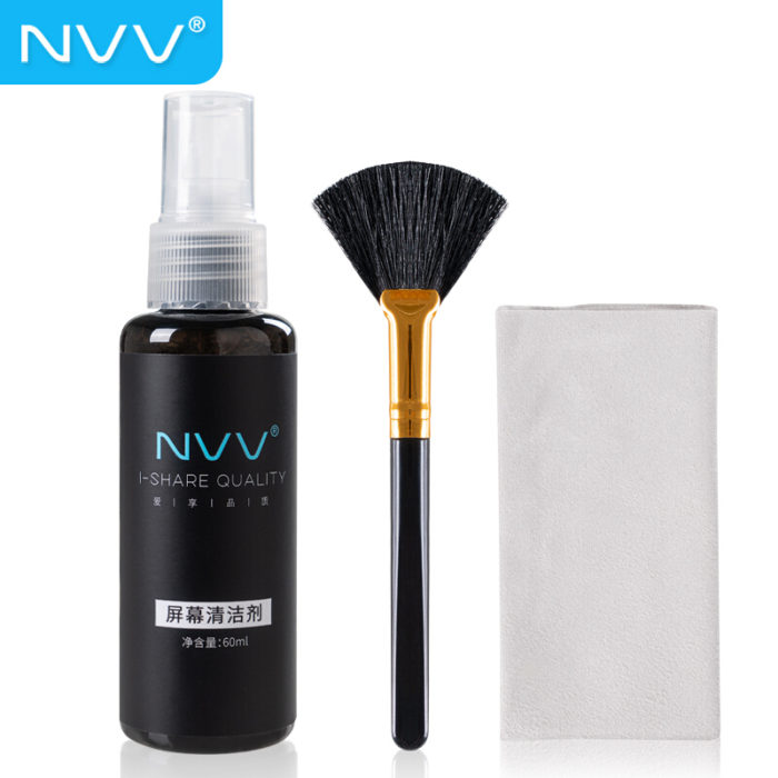 NVV NK-3 电脑清洁套装屏幕清洁剂苹果Macbook笔记本液晶显示器清洁喷雾电视相机镜头手机平板清洁液三合一