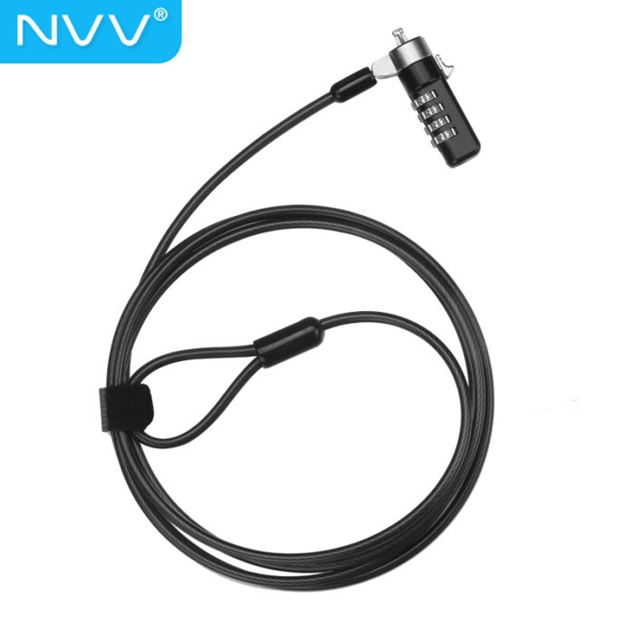 NVV 戴尔笔记本电脑锁 防盗锁安全密码锁 DELL外星人3*5mm二代楔形锁孔 NL-2