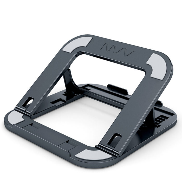 NVV NP-6经典黑 笔记本支架电脑支架散热器 升降折叠便携增高架子架托联想华为苹果手提macbook桌面办公底座