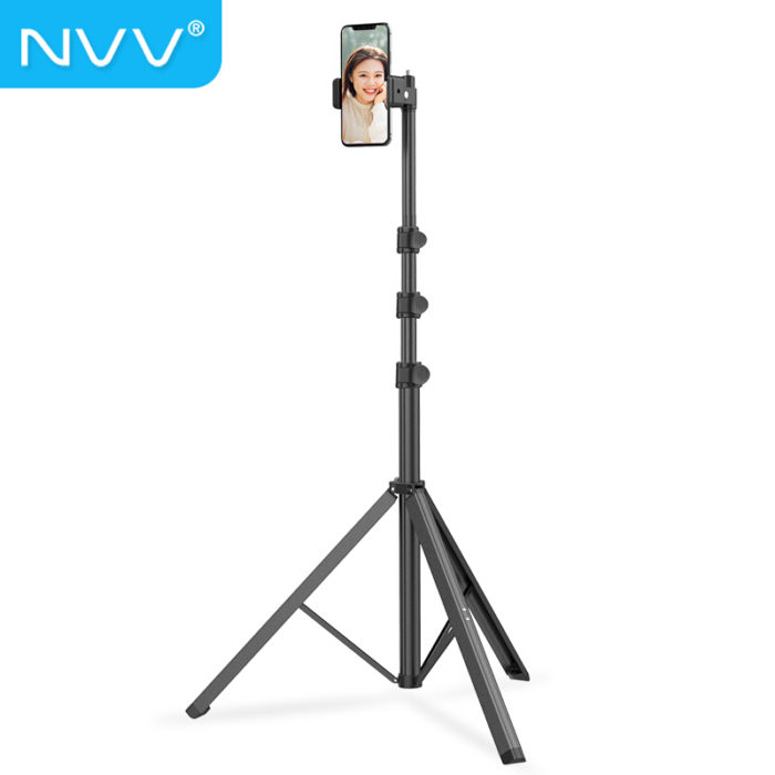 NVV NS-12 手机直播支架 手机三脚架无线蓝牙户外远程遥控拍照短视频主播网红抖音神器网课便携落地三角架