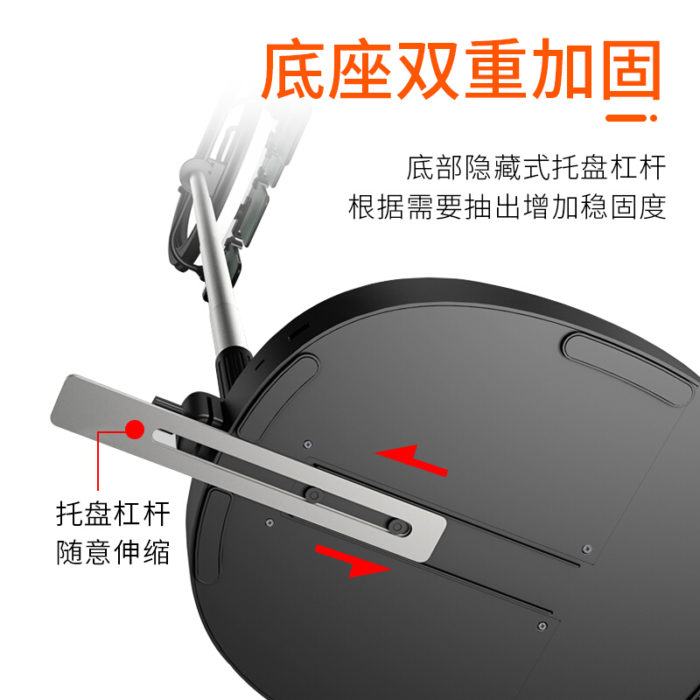 NVV NS-17黑色 手机直播支架桌面落地通用33cm美颜补光灯户外主播网红抖音快手自拍摄影拍照录视频折叠大白鹅