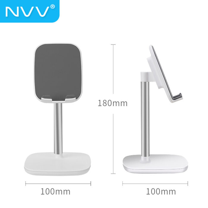 NVV NS-1H 手机支架桌面 ipad平板电脑懒人支架折叠便携床头支撑架网课直播手机座 通用华为switch游戏机