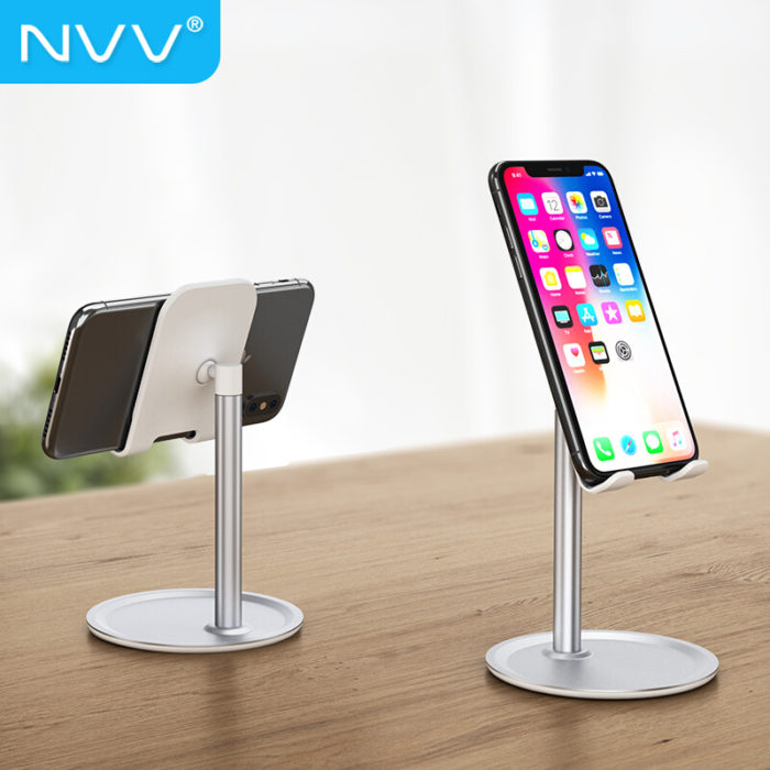 NVV NS-1S 桌面手机支架 懒人支架 角度可调节多功能直播床头手机支架
