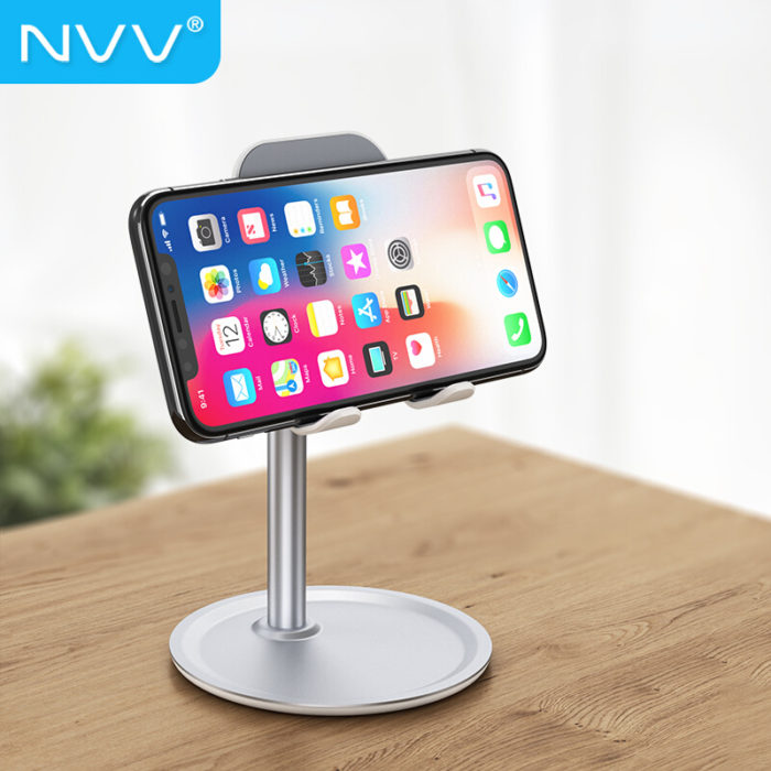 NVV NS-1S 桌面手机支架 懒人支架 角度可调节多功能直播床头手机支架