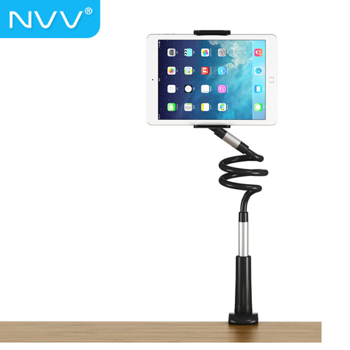 NVV NS-3S 手机平板支架 床头懒人支架 ipad看电视多功能调节桌面直播床上夹子支撑架 通用苹果华为小米