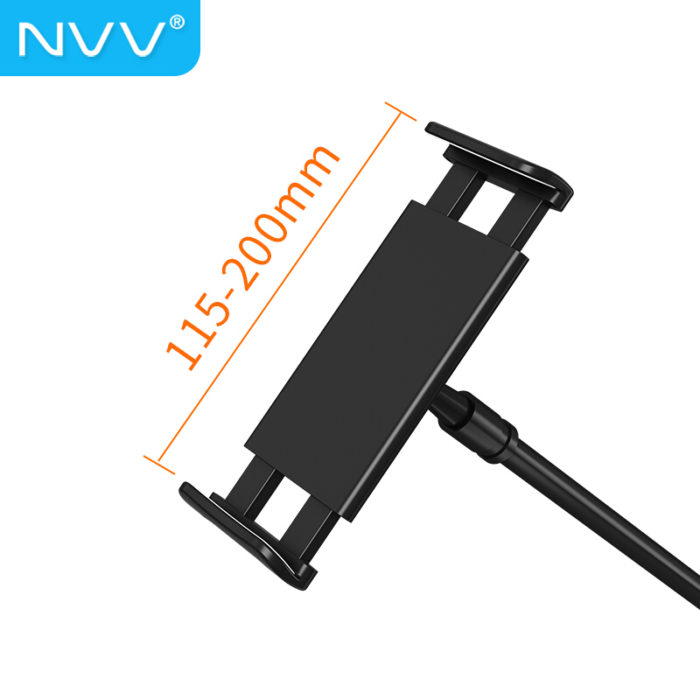 NVV NS-3S 手机平板支架 床头懒人支架 ipad看电视多功能调节桌面直播床上夹子支撑架 通用苹果华为小米