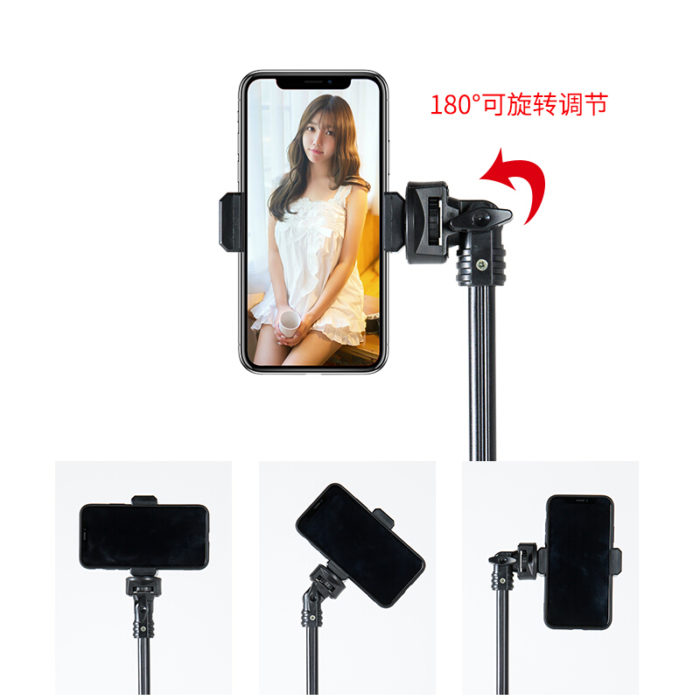 NVV NS-5S 手机直播支架 手机三脚架无线蓝牙户外远程遥控拍照短视频主播网红抖音神器网课便携落地三角架