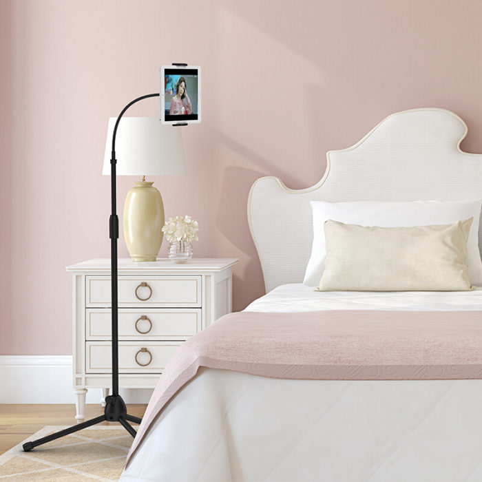 NVV NS-5 手机支架落地 ipad平板支架床头懒人支架三脚架直播网课跑步机抖音自拍拍照拍摄支撑架子苹果华为