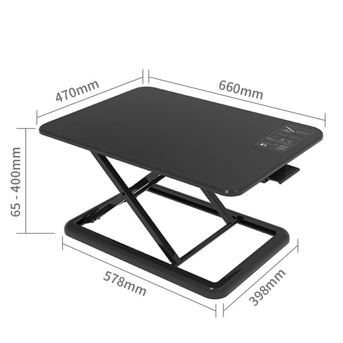NVV站立式办公升降台显示器笔记本电脑升降支架工作台学习书桌LZ-54