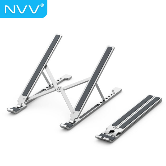 NVV 笔记本电脑支架升降散热器铝合金折叠便携立式增高架子NP-3X