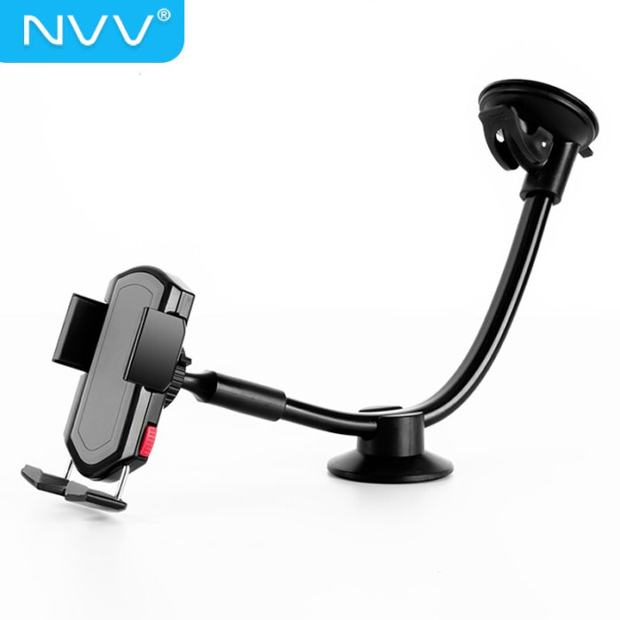 NVV 车载手机支架 汽车导航支架车用中控台吸盘式加长过桥软管 汽车用品大货车前挡玻璃固定架NQ-3L