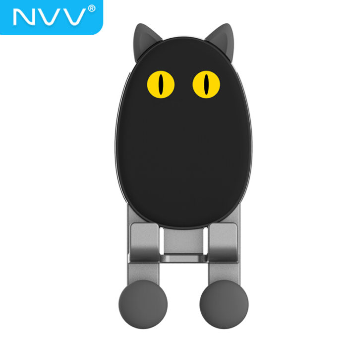 NVV 车载手机支架 汽车出风口重力感应支架卡通个性卡扣式车用导航支架汽车用品车上饰品 NQ-7B猫头鹰