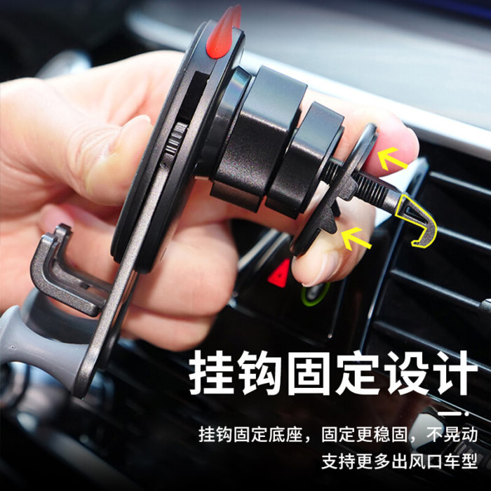 NVV 车载手机支架 汽车出风口重力感应支架卡通个性卡扣式车用导航支架汽车用品车上饰品 NQ-7B猫头鹰