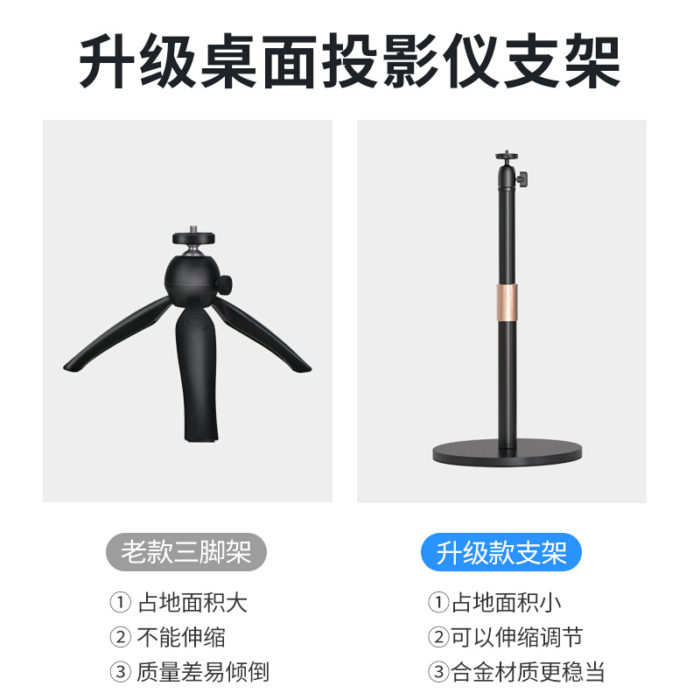 NVV投影机桌面支架 通用极米h3s/z6x/z8x/当贝f3/小米米家/大眼瞪伸缩支架 NY-3