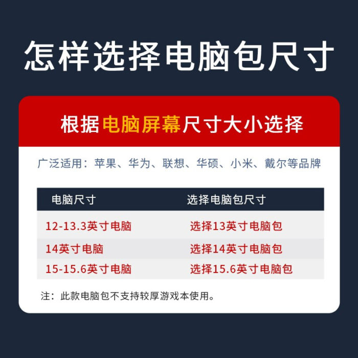 NVV 笔记本内胆包15.6英寸电脑包联想小新惠普戴尔华硕华为小米电脑保护套减震收纳包男女 LP-3H浅灰色
