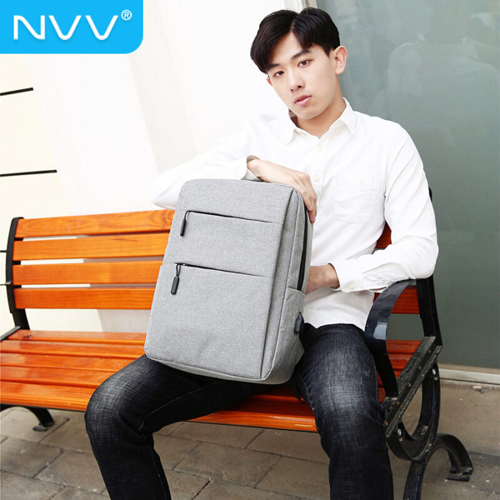 NVV 电脑包双肩背包 15.6英寸联想拯救者笔记本背包苹果华为matebook14华硕小米戴尔联想小新13.3书包LP-6H