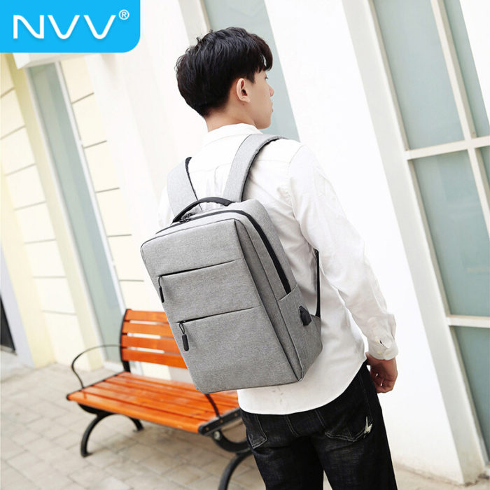 NVV 电脑包双肩背包 15.6英寸联想拯救者笔记本背包苹果华为matebook14华硕小米戴尔联想小新13.3书包LP-6H