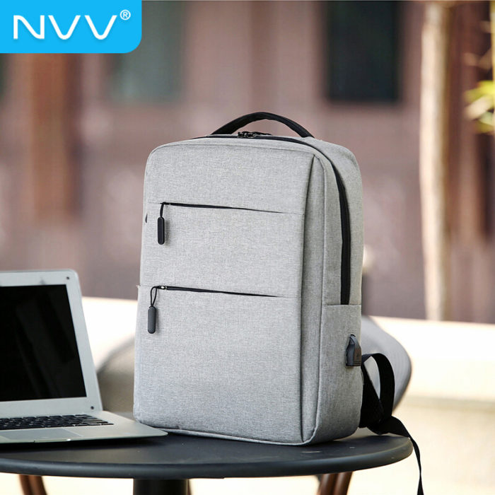 NVV 电脑包双肩背包 15.6英寸联想拯救者笔记本背包苹果华为matebook14华硕小米戴尔联想小新13.3书包LP-6H