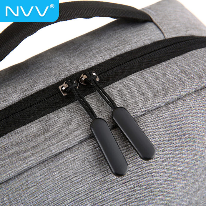 NVV 电脑包双肩背包 15.6英寸笔记本商务休闲包 适用苹果华为matebook14华硕小米戴尔联想小新13.3书包LP-6S