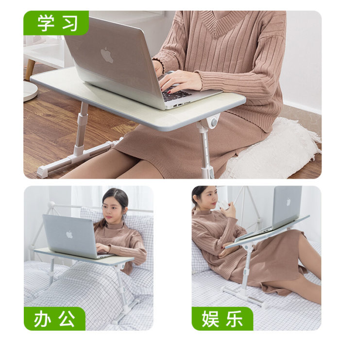 NVV 床上电脑桌书桌小桌子卧室懒人办公桌阅读架NP-16H大号